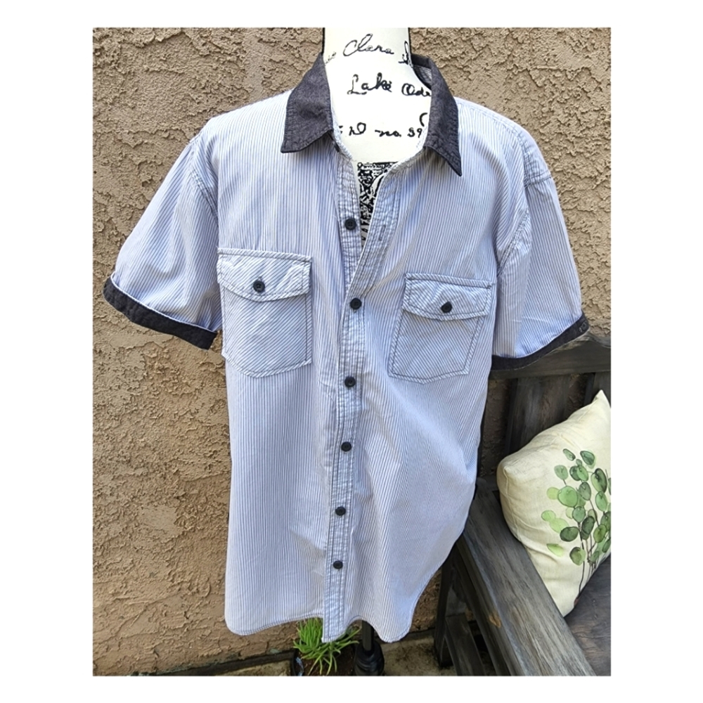 Wear First short sleeve button-down shirt